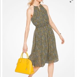 Michael Kors floral midi dress